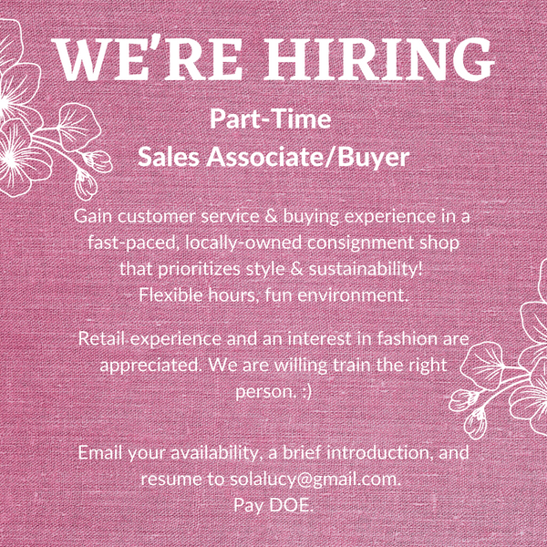 Sola Lucy is Hiring in Oakland!
