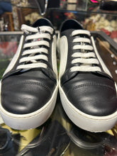 Load image into Gallery viewer, CHANEL Black & White Leather Logo sneaker, Size 39