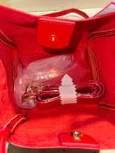 Load image into Gallery viewer, Remi & Reid Red VEGAN Size Mini multi strap option Purse