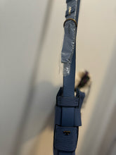 Load image into Gallery viewer, Tory Burch Periwinkle Leather gold buckle crossbody Purse