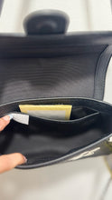 Load image into Gallery viewer, Marc Jacobs Black & White Leather Floral crossbody Purse