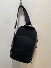 Load image into Gallery viewer, Coach Brown Leather multi pockets logo detail sling Purse