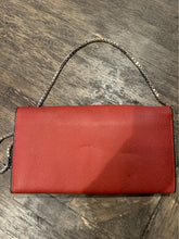 Load image into Gallery viewer, valextra Rust Leather gold chain AS IS Purse, Minor dents!