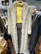 Load image into Gallery viewer, David Green Vintage Taupe Fox Full Length Coat, Mint Condition