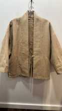 Load image into Gallery viewer, 7115 by Szeki Oatmeal Cotton Blend Quilted NWT! Reversible Jacket, Size XS