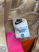 Load image into Gallery viewer, NIKE Beige and green Jacquard Leaves Bomber Zipper Jacket