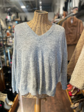 Load image into Gallery viewer, Erica Tanov Heather Gray alpaca blend pull over Sweater, Size 1=Small