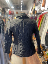 Load image into Gallery viewer, Burberry Black quilted Classic Jacket, Size XXS
