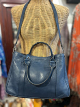 Load image into Gallery viewer, Longchamp Blue Leather multi strap option Purse