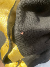 Load image into Gallery viewer, Yves Saint Laurent Vintage Black Merino Wool knit Longsleeve gold buttons Cardigan, AS IS-hole,Size 40