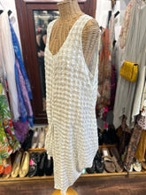 Load image into Gallery viewer, Dress to Kill Beige Gingham Sleeveless sheer Dress