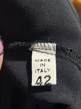 Load image into Gallery viewer, Maison Margiela Black Viscose pleated drape Dress