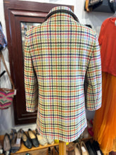 Load image into Gallery viewer, Coach multi color Wool Tweed pea coat Jacket