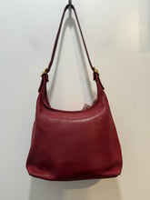 Load image into Gallery viewer, Coach Vintage Red Leather classic key chain Purse, Gently Worn