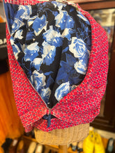 Load image into Gallery viewer, in bed with you pink, blue, white Wool Print Zip Up Jacket