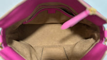 Load image into Gallery viewer, GUCCI tan,red&pink Monogram Detachable strap Purse