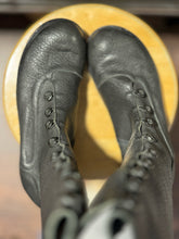 Load image into Gallery viewer, Cydwoq Black Leather Zip Up tall boot, Size 42