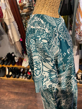 Load image into Gallery viewer, La Double J's seafoam Blend Floral Short sleeve maxi Dress, Size M