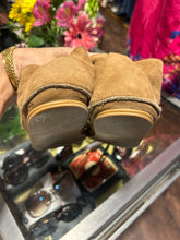Load image into Gallery viewer, The Row Tan Leather Moccasin shearling lined Shoe, Minor water marks, Size 39