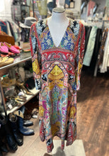Load image into Gallery viewer, ETRO Yellow Multi Viscose floral multiprints Flowy Maxi Dress, Size 46