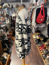 Load image into Gallery viewer, Isabel Marant Etoile Beige & Black Blend sherpa accent Button up Coat, Size L/XL