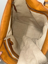 Load image into Gallery viewer, Aeon Camel Leather Tote W/badge, AS IS Wear, duster incl.