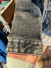 Load image into Gallery viewer, Marc Jacobs Black Cotton Denim Cropped "Disney" embellished Jacket, Size S