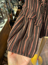 Load image into Gallery viewer, Ulla Johnson Brown & Copper Cotton Blend Stripe NWT! Top, Size 4