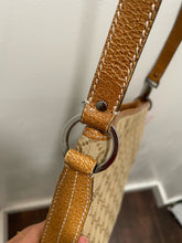 Load image into Gallery viewer, GUCCI Tan Logo print Vintage crossbody Purse, Gently worn!