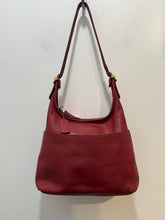 Load image into Gallery viewer, Coach Vintage Red Leather classic key chain Purse, Gently Worn