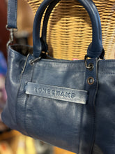 Load image into Gallery viewer, Longchamp Blue Leather multi strap option Purse