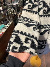 Load image into Gallery viewer, Isabel Marant Etoile Beige & Black Blend sherpa accent Button up Coat, Size L/XL