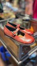Load image into Gallery viewer, MOMA Red Leather Maryjane shoe, Size 38.5