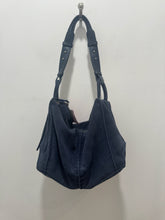 Load image into Gallery viewer, The Sak Blue Suede shoulder Purse