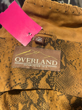Load image into Gallery viewer, Overland Brown Suede Fringe double zip Jacket
