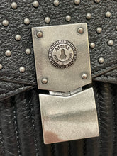 Load image into Gallery viewer, aimee kestenberg Black Leather detail trim multi strap option Purse