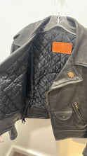 Load image into Gallery viewer, Image Leather SF Black Leather moto style Jacket, Size M