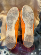 Load image into Gallery viewer, Prada Orange/Pink Leather Flats, Size 39
