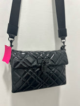Load image into Gallery viewer, Kurt Geiger Black Leather Quilted Detachable strap Purse