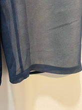 Load image into Gallery viewer, na.mu navy & white cotton & poly mesh Cropped AS IS pulls Pant, Size S