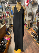 Load image into Gallery viewer, The Row Black Viscose & Silk sleeveless Maxi Dress, NWT! Size 4