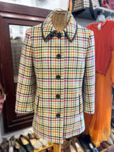 Load image into Gallery viewer, Coach multi color Wool Tweed pea coat Jacket