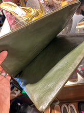 Load image into Gallery viewer, Clare V. Olive Green Leather zipper Size Small Cross body Purse