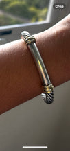Load image into Gallery viewer, David Yurman two toned 925 & 14k Bracelet W/Clasp