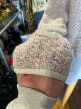 Load image into Gallery viewer, ISABEL MARANT cream & lilac Wool Blend fuzzy Collar Zipper Sweater