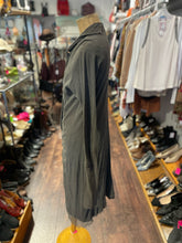 Load image into Gallery viewer, Rundholz Charcoal Cotton mesh lace Button up Dress, Size M