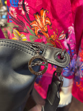 Load image into Gallery viewer, Longchamp Black Leather multi strap option Purse