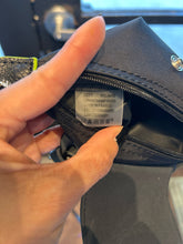 Load image into Gallery viewer, Longchamp Black & Green Nylon W/Leather mini Crossbody Purse