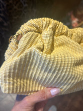 Load image into Gallery viewer, Mansur Gavriel golden yellow Woven chain link Purse