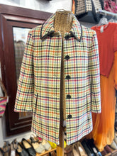 Load image into Gallery viewer, Coach multi color Wool Tweed pea coat Jacket